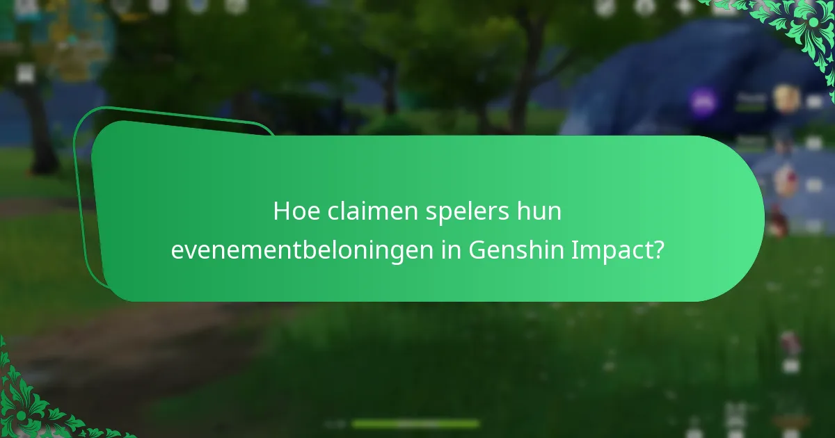 Hoe is de beloningsverdeling gestructureerd voor Genshin Impact-evenementen?
