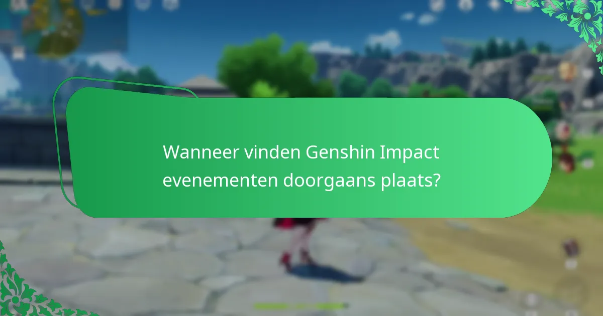 Welke exclusieve items kunnen worden verdiend tijdens Genshin Impact evenementen?