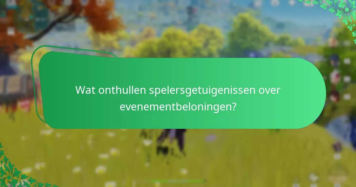 Hoe tevreden zijn spelers met Genshin Impact-evenementbeloningen?