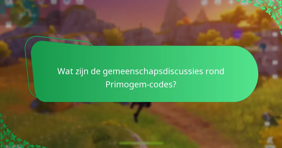 Wat zijn de nieuwste geldige Primogem-codes?